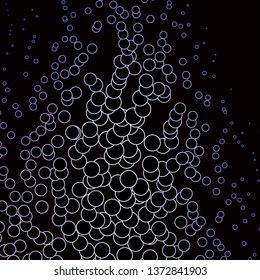 Dark Purple vector background with circles. Abstract colorful disks on simple gradient background. Pattern for business ads.