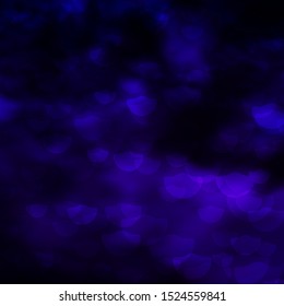 Dark Purple vector background with circles. Abstract illustration with colorful spots in nature style. Pattern for wallpapers, curtains.