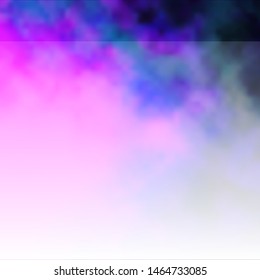 Dark Purple vector background with clouds. Gradient illustration with colorful sky, clouds. Template for landing pages.