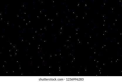 Dark Purple vector background with colored stars. Modern geometrical abstract illustration with stars. The pattern can be used for websites.