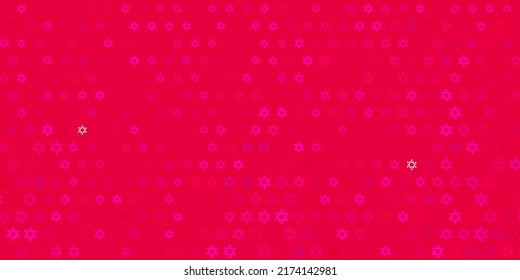Fondo vector púrpura oscuro con símbolos covid-19. Ilustración abstracta con formas de gradiente biológico. Diseño simple contra la información epidémica.
