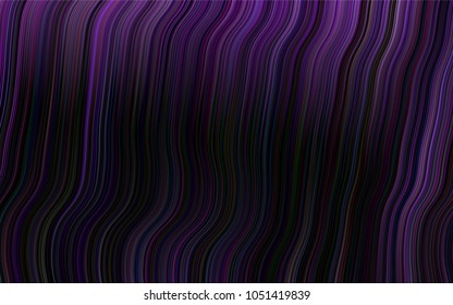 Dark Purple vector background with curved circles. Geometric illustration in marble style with gradient.  The elegant pattern for brand book.