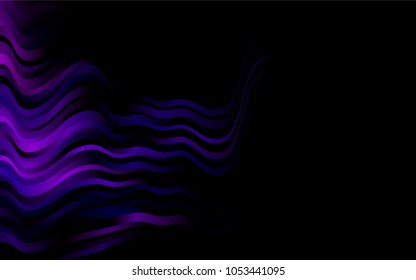 Dark Purple vector background with curved circles. Colorful illustration in abstract marble style with gradient. Marble design for your web site.