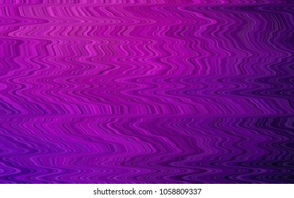 Dark Purple vector background with curved circles. A vague circumflex abstract illustration with gradient. The best blurred design for your business.
