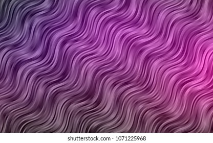 Dark Purple vector background with curved circles. Brand-new colored illustration in marble style with gradient. Pattern for your business design.