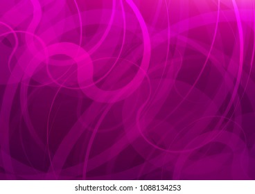 Dark Purple vector background with curved circles. Creative illustration in halftone marble style with gradient. A new texture for your  ad, booklets, leaflets.