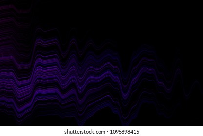 Dark Purple vector background with curved circles. A sample with blurred bubble shapes. A new texture for your  ad, booklets, leaflets.