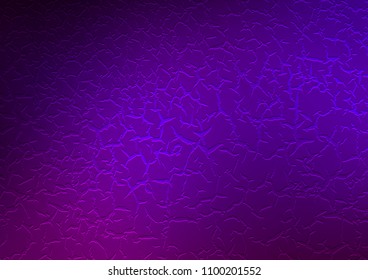 Dark Purple vector background with curved circles. Creative illustration in halftone marble style with gradient. Pattern for your business design.