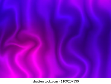 Dark Purple vector background with curved circles. Glitter abstract illustration with wry lines. The template for cell phone backgrounds.