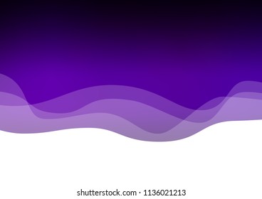 Dark Purple vector background with curved circles. A completely new color illustration in marble style. Marble design for your web site.