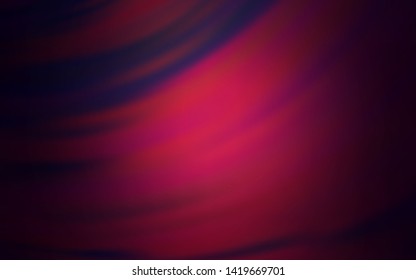 Dark Purple vector background with curved lines. Shining colorful illustration in simple style. Abstract design for your web site.