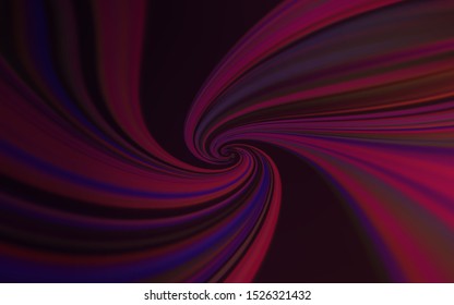 Dark Purple vector background with curved lines. Glitter abstract illustration with wry lines. Abstract design for your web site.