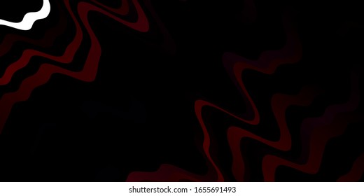 Dark Purple vector background with curved lines. Brand new colorful illustration with bent lines. Design for your business promotion.