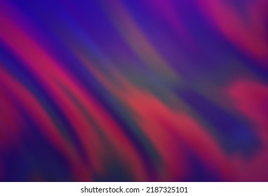 Dark Purple vector background with curved circles. Shining crooked illustration in marble style. A completely new marble design for your business.