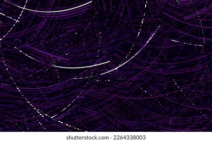 Dark Purple vector background with curved lines. An elegant bright illustration with gradient lines. Business design for posters, banners.
