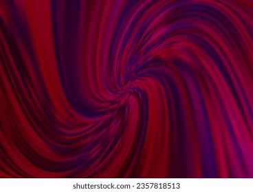 Dark Purple vector background with curved circles. Creative illustration in halftone marble style with gradient. The best blurred design for your business.