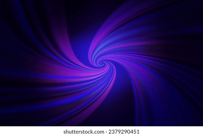 Dark Purple vector background with curved lines. Colorful illustration in simple style with gradient. Colorful wave pattern for your design.