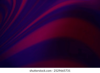 Dark Purple vector background with curved circles. Creative illustration in halftone marble style with gradient. The best blurred design for your business.