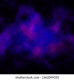 Dark Purple vector background with curves. Colorful abstract illustration with gradient curves. Pattern for websites, landing pages.