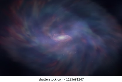 Dark Purple vector background with galaxy stars. Blurred decorative design in simple style with galaxy stars. Pattern for astronomy websites.