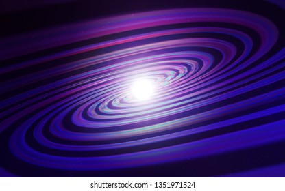 Dark Purple vector background with galaxy stars. Shining colored illustration with bright astronomical stars. Pattern for futuristic ad, booklets.