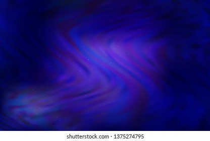 Dark Purple vector background with galaxy stars. Modern abstract illustration with Big Dipper stars. Pattern for futuristic ad, booklets.