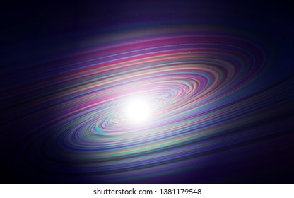 Dark Purple vector background with galaxy stars. Shining colored illustration with bright astronomical stars. Pattern for futuristic ad, booklets.