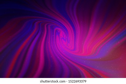 Dark Purple vector background with galaxy stars. Modern abstract illustration with Big Dipper stars. Best design for your ad, poster, banner.