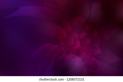 Dark Purple vector background with hexagons. White background with colorful hexagons. Pattern for texture of wallpapers.