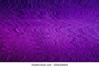 Dark Purple vector background with lamp shapes. Shining illustration, which consist of blurred lines, circles. The best blurred design for your business.