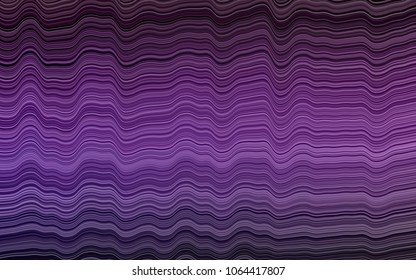 Dark Purple vector background with lamp shapes. A sample with blurred bubble shapes. Textured wave pattern for backgrounds.