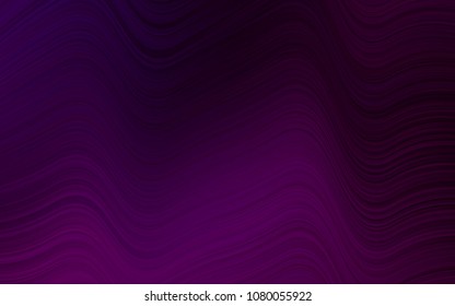 Dark Purple vector background with lamp shapes. A sample with blurred bubble shapes. New composition for your brand book.