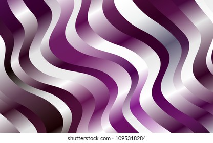 Dark Purple vector background with lamp shapes. Blurred geometric sample with gradient bubbles.  Brand-new design for your ads, poster, banner.
