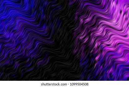 Dark Purple vector background with lamp shapes. Creative illustration in halftone marble style with gradient. The best blurred design for your business.