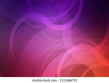 Dark Purple vector background with lamp shapes. Creative geometric illustration in marble style with gradient. Pattern for your business design.