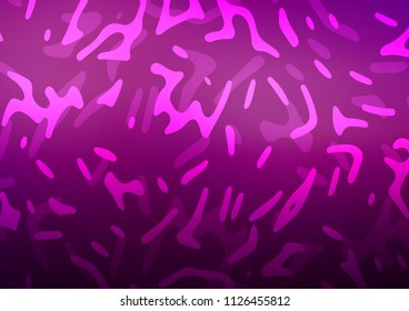 Dark Purple vector background with lamp shapes. A completely new color illustration in marble style. Textured wave pattern for backgrounds.