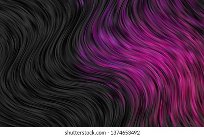 Dark Purple vector background with lamp shapes. Creative illustration in halftone marble style with gradient. The template for cell phone backgrounds.