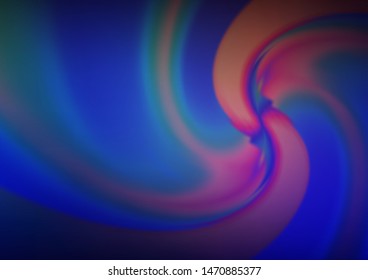 Dark Purple vector background with lamp shapes. Colorful illustration in abstract marble style with gradient. A completely new template for your business design.