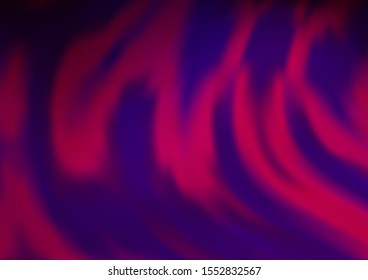 Dark Purple vector background with lamp shapes. Colorful illustration in abstract marble style with gradient. New composition for your brand book.