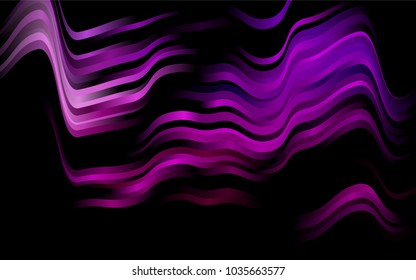 Dark Purple vector background with lava shapes. Geometric illustration in marble style with gradient.  Brand-new design for your ads, poster, banner.