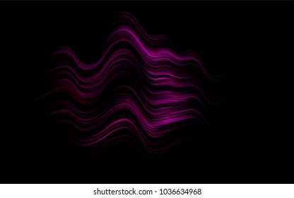 Dark Purple vector background with lava shapes. A vague circumflex abstract illustration with gradient. The template for cell phone backgrounds.