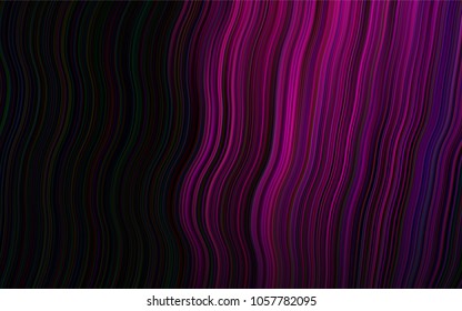 Dark Purple vector background with lava shapes. A completely new color illustration in marble style. Marble style for your business design.