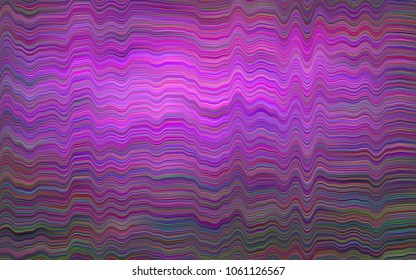 Dark Purple vector background with lava shapes. A sample with blurred bubble shapes. The best blurred design for your business.