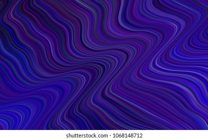 Dark Purple vector background with lava shapes. Blurred geometric sample with gradient bubbles.  A new texture for your  ad, booklets, leaflets.