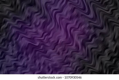 Dark Purple vector background with lava shapes. Creative illustration in halftone marble style with gradient. New composition for your brand book.