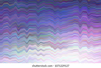 Dark Purple vector background with lava shapes. Shining illustration, which consist of blurred lines, circles. The elegant pattern for brand book.