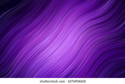 Dark Purple vector background with lava shapes. Creative geometric illustration in marble style with gradient. A completely new template for your business design.
