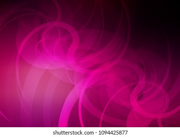 Dark Purple vector background with lava shapes. Blurred geometric sample with gradient bubbles.  The best blurred design for your business.