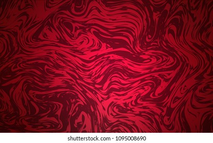 Dark Purple vector background with lava shapes. Shining illustration, which consist of blurred lines, circles. A completely new memphis design for your business.