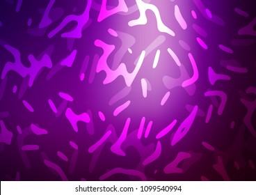 Dark Purple vector background with lava shapes. A completely new color illustration in marble style. Textured wave pattern for backgrounds.